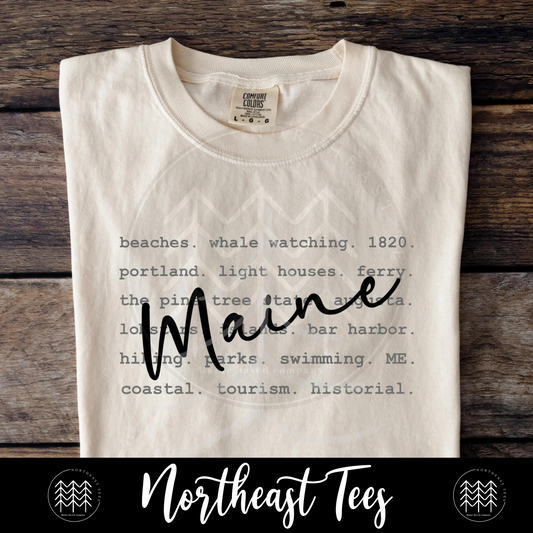 Maine words